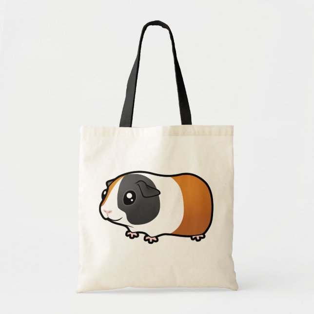 Cartoon-Meerschweinchen (glattes Haar) Tragetasche (Vorne)