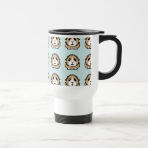 Cartoon-Meerschweinchen-Reise-Tasse (mit Ziegeln Reisebecher