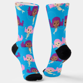 Cartoon Mermaid Pattern Socken