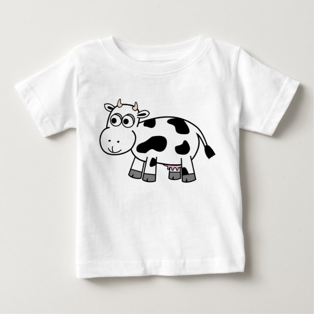 Cartoon Milchkuh Shirt! Baby T-shirt (Vorderseite)