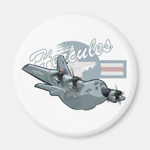 Cartoon-Militärflugzeug Magnet