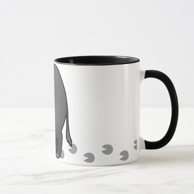 Cartoon-Miniatur-Schwein Tasse (Rechts)