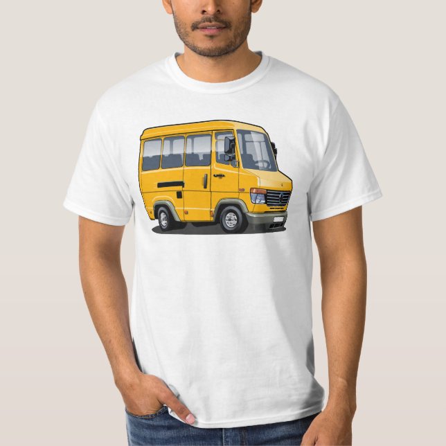 Cartoon Minibus T-Shirt (Vorderseite)