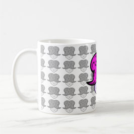 Cartoon mit Schönheitszeichen und Hut v1.1 Kaffeetasse