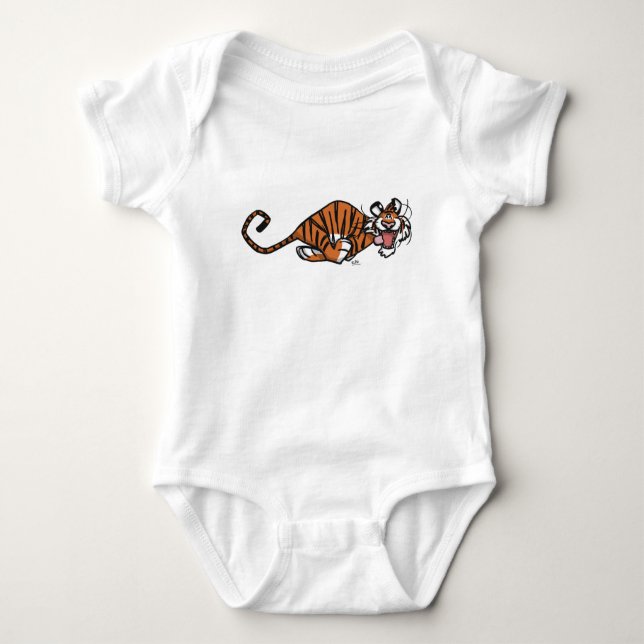 Cartoon mit Tiger Baby Apparel Baby Strampler (Vorderseite)