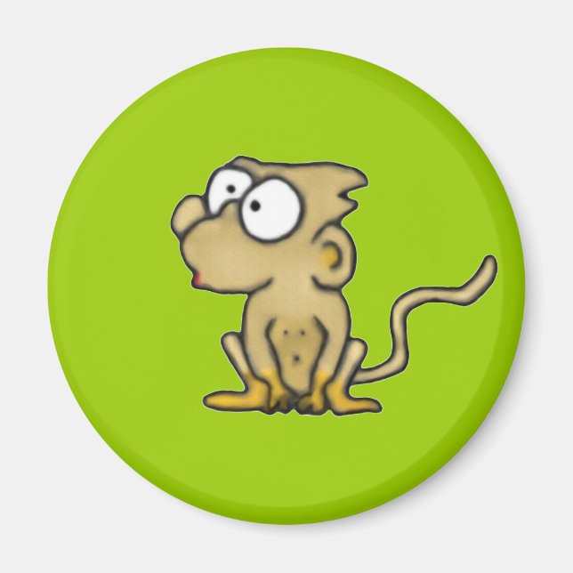Cartoon Monkey Magnet (Vorne)