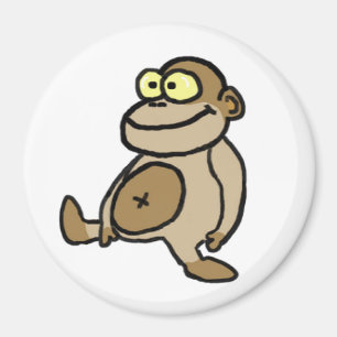 Cartoon Monkey Magnet