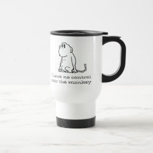 Cartoon Monkey Reisebecher
