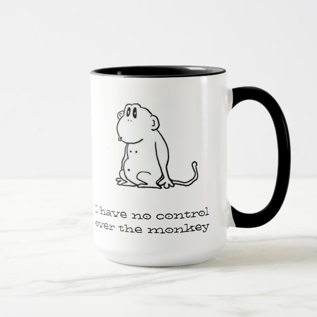Cartoon Monkey Tasse (Rechts)