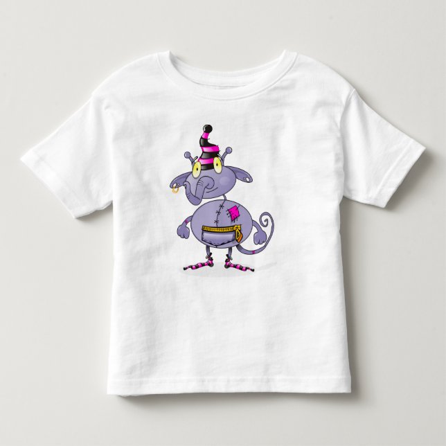 Cartoon-Monster - Flecken! Kleinkind T-shirt (Vorderseite)