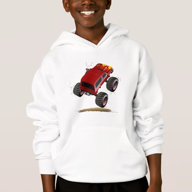 Cartoon-Monster Hoodie (Vorderseite)
