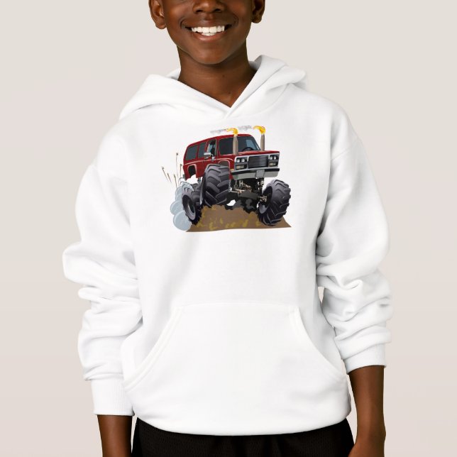 Cartoon-Monster Hoodie (Vorderseite)