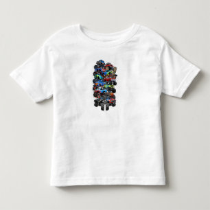Cartoon-Monster Kleinkind T-shirt