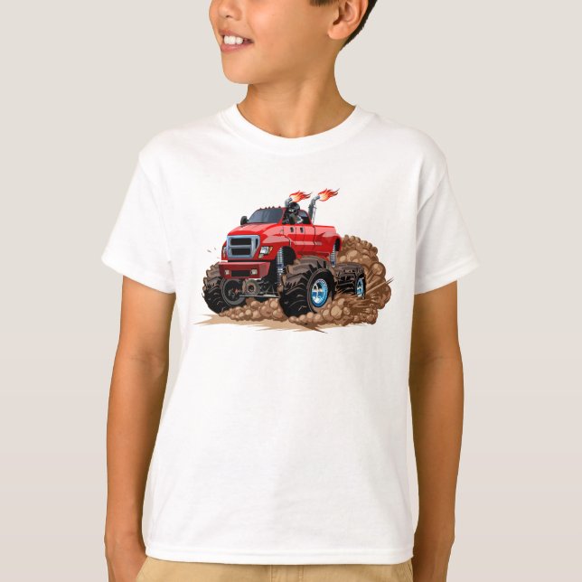Cartoon-Monster T-Shirt (Vorderseite)