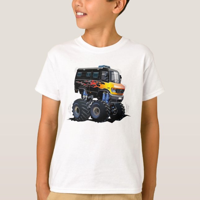 Cartoon-Monster T-Shirt (Vorderseite)