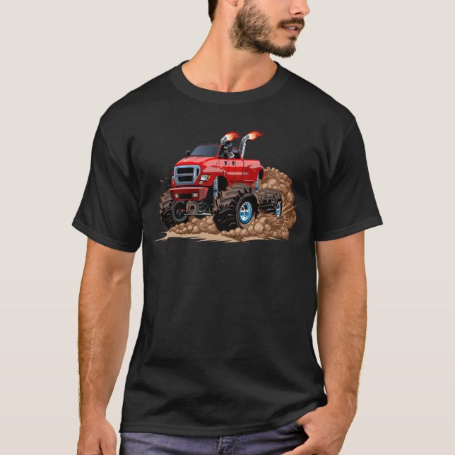 Cartoon-Monster T-Shirt (Vorderseite)