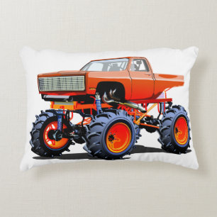 Cartoon-Monstertruck Dekokissen