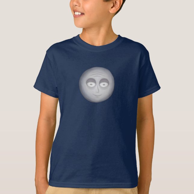 Cartoon Moon’s Grinning Glow T-Shirt (Vorderseite)