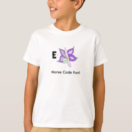 Cartoon Morse Code for Kids!  Letter E T-Shirt