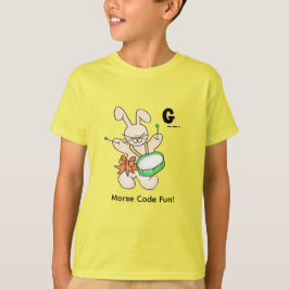 Cartoon Morse Code for Kids!  Letter "G" T-Shirt