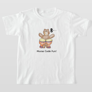 Cartoon-Morsecode für Kinder! Buchstabe B T-Shirt