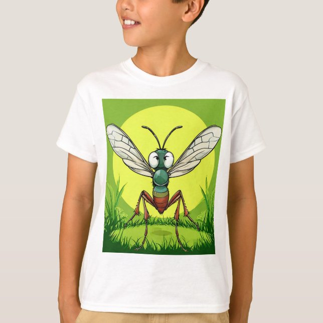 Cartoon Mosquito T-Shirt (Vorderseite)