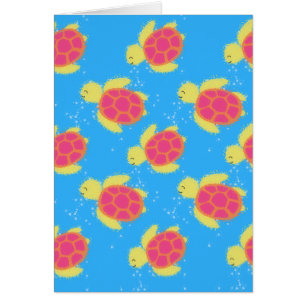 Cartoon Motif de tortue de mer