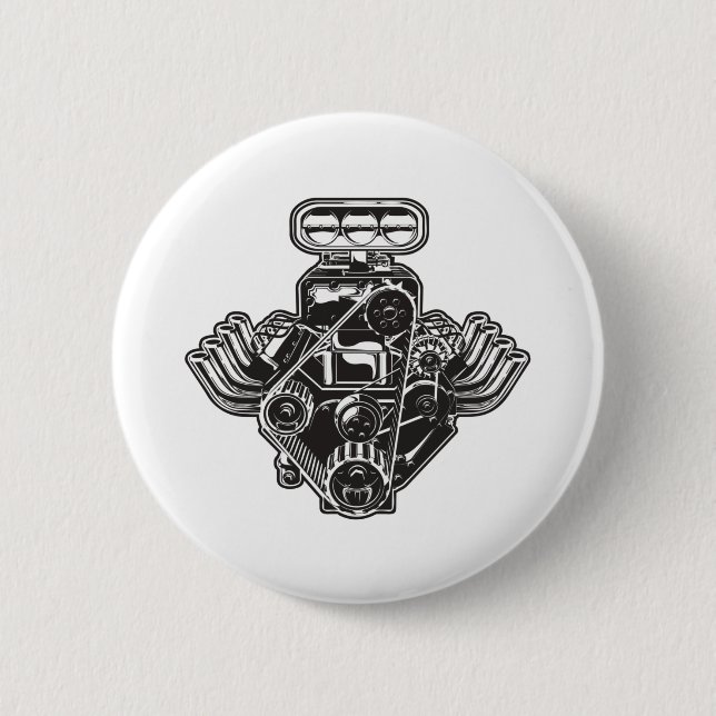Cartoon Motor Button (Vorderseite)