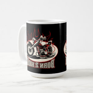 Cartoon Motorrad Kaffeetasse