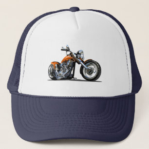 Cartoon Motorrad Truckerkappe