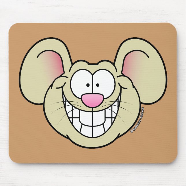 Cartoon Mouse Mousepad (Vorne)