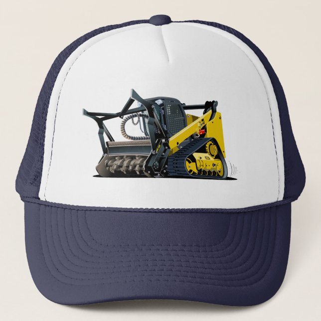 Cartoon Mulcher Truckerkappe (Vorderseite)