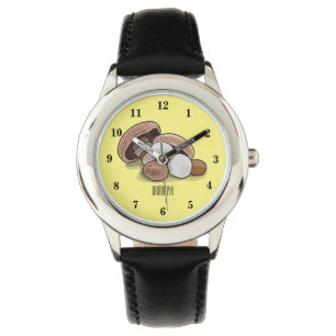 Cartoon Mushroom-Abbildung Armbanduhr