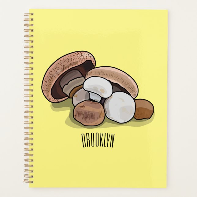 Cartoon Mushroom-Abbildung Planer (Vorderseite)