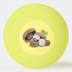 Cartoon Mushroom-Abbildung Tischtennisball