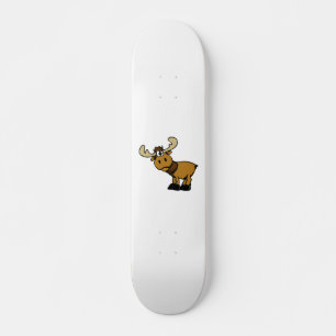 Cartoon Nesselsucht Hintergrundfarbe Skateboard