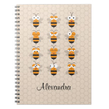Cartoon Niedlich Funny Honey Bee Honeycomb