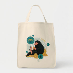 Cartoon NIFFLER™ mit Goldmünzen Tragetasche