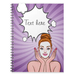 Cartoon-Notebook Notizblock