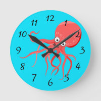 Cartoon Octopus Hintergrund