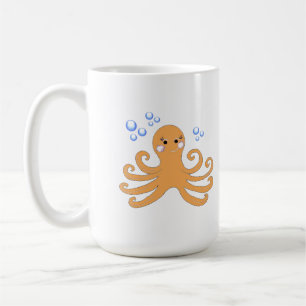 Cartoon Octopus Kaffeetasse