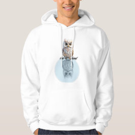Cartoon Owl Design Hoodie