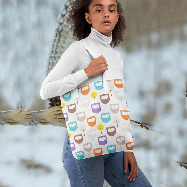 Cartoon Owls Tasche (Von Creator hochgeladen)