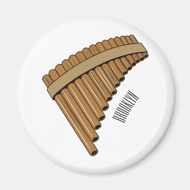 Cartoon Pan Flam / PanPipes Magnet (Vorne)
