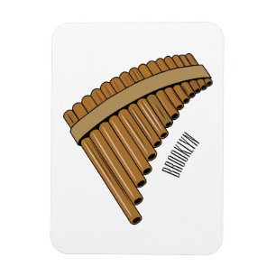Cartoon Pan Flam / PanPipes Magnet
