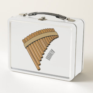 Cartoon Pan Flam / PanPipes Metall Brotdose
