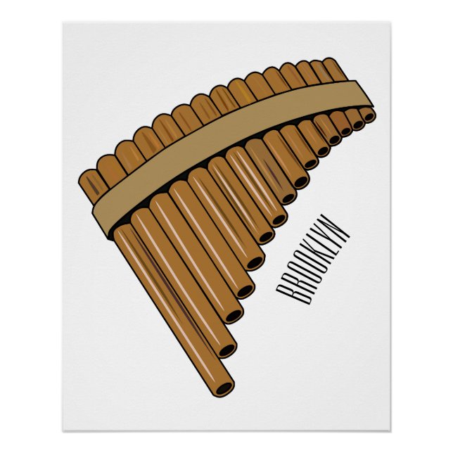 Cartoon Pan Flam / PanPipes Poster (Vorderseite)