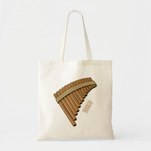 Cartoon Pan Flam / PanPipes Tragetasche