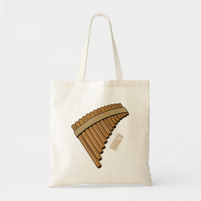 Cartoon Pan Flam / PanPipes Tragetasche (Vorne)