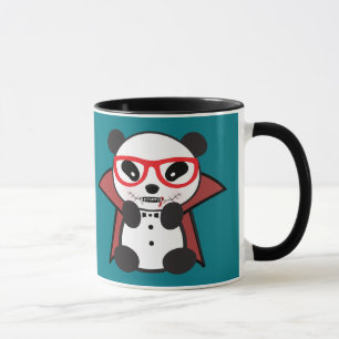 Cartoon Panda Bear Vampire Tasse - Panda Lover Ges